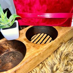 Marciano Glasses Case. Red burgundy. Never used No tag But very good condition.